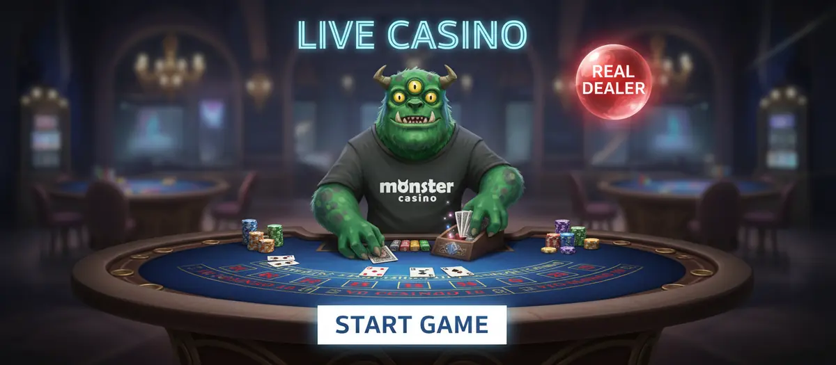 Monster Live Casino – Play with Real Dealers Online